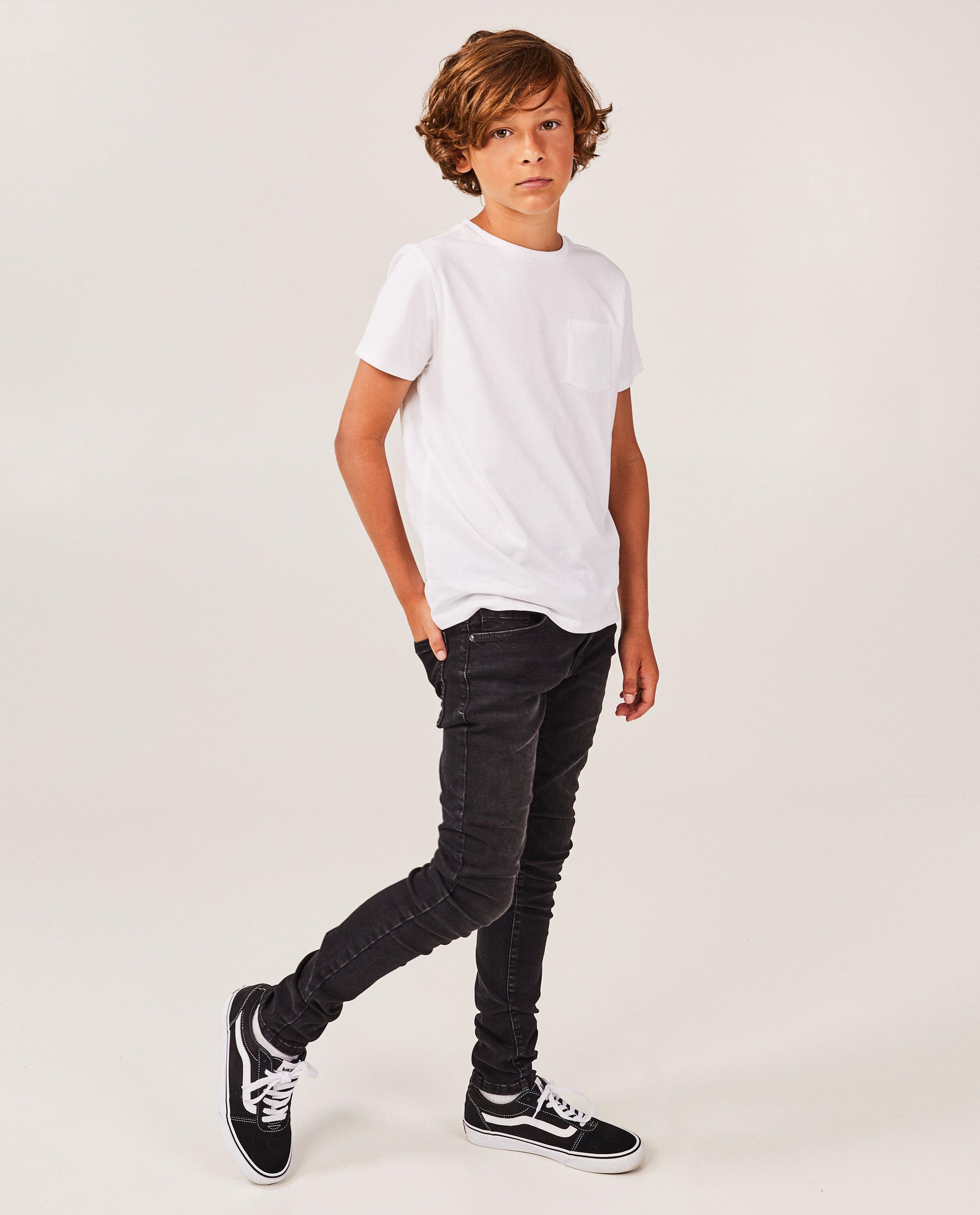 Zwarte jeans, skinny fit - Fish & Chips