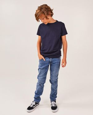 Blauwe jeans, straight fit - Fish & Chips