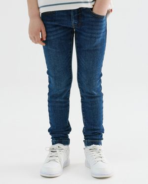 Jeans - Jeans bleu fonc&eacute;, coupe skinny
