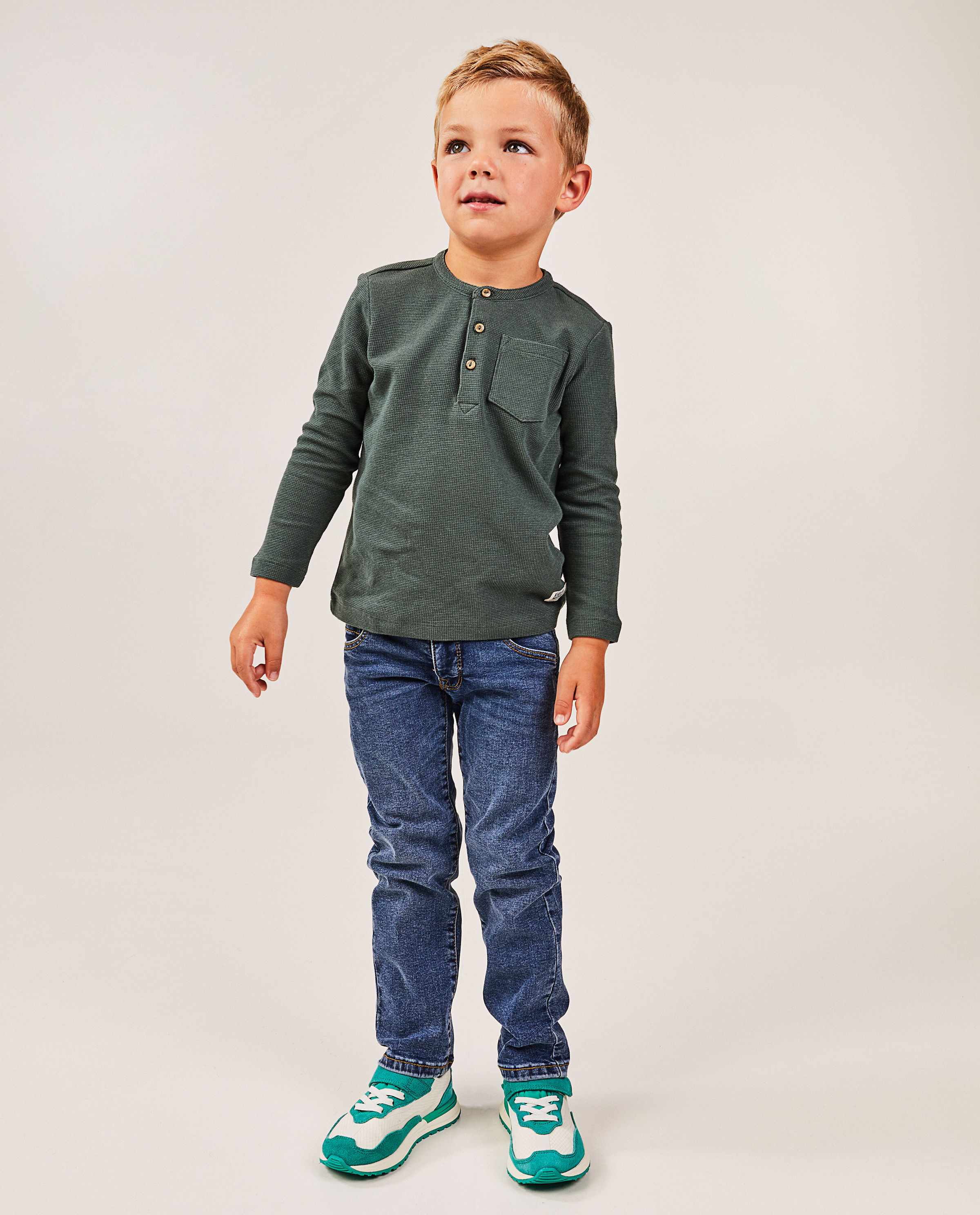 Blauwe jeans, straight fit - Kidz Nation