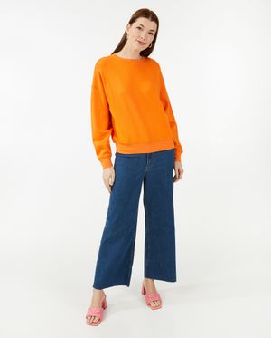 Jeans - Jeans bleu &agrave; jambes larges