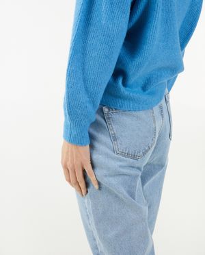 Jeans - Jeans bleu, coupe mom