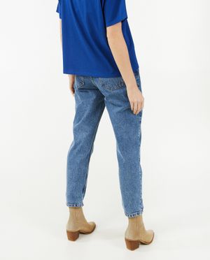 Jeans - Jeans bleu, coupe mom