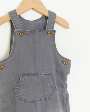 Jeans - Salopette grise
