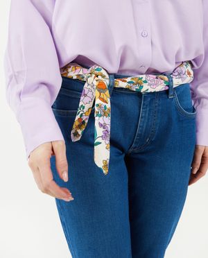 Jeans - Jean bleu, coupe &eacute;vas&eacute;e