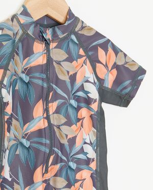 Zwemkleding - Zwempak met print, UPF 50+
