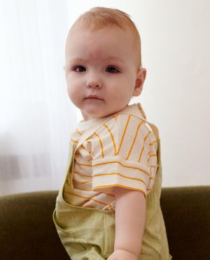 Unisex T-shirt met strepen, baby - Nanja Massy