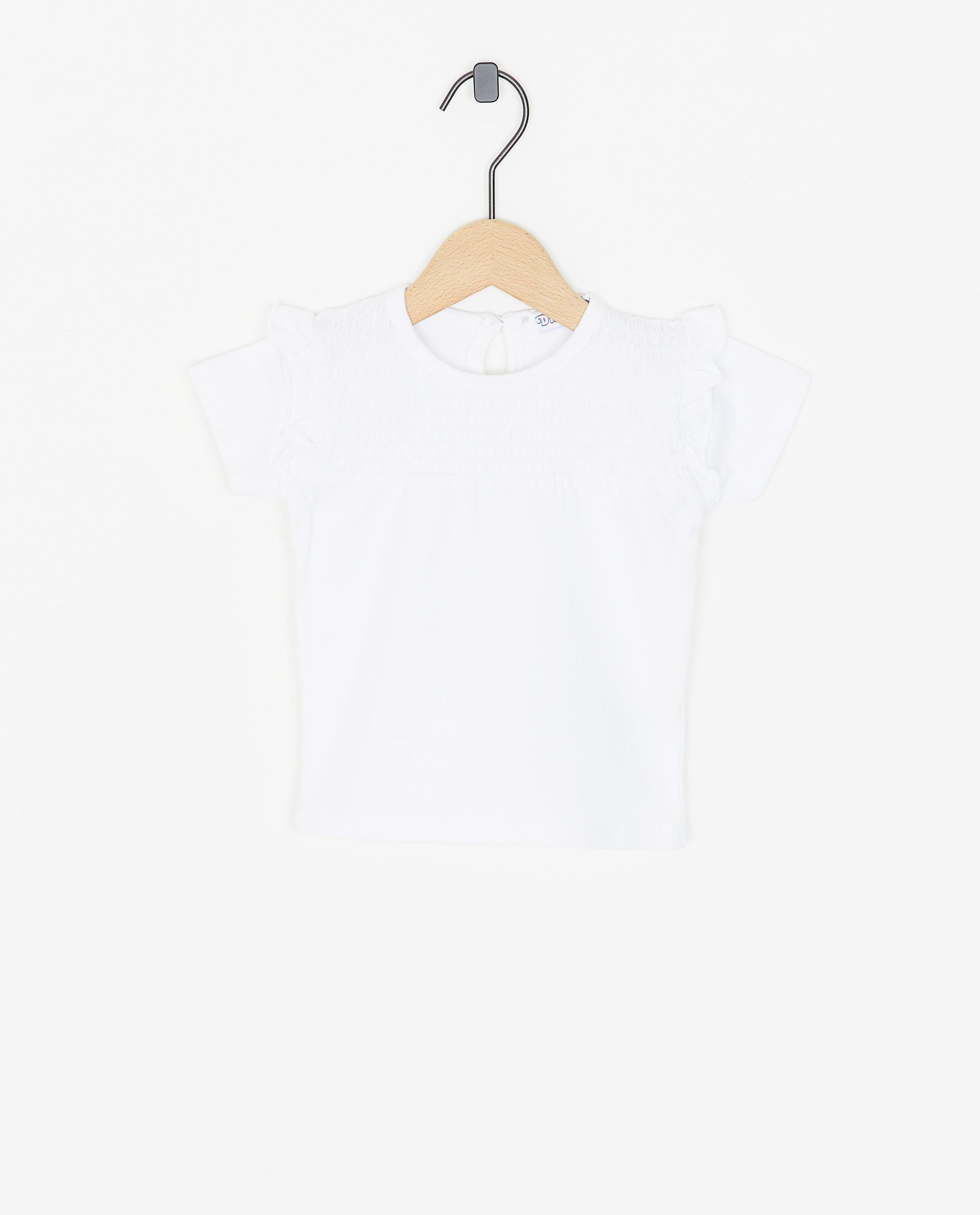 T-shirt met reli&euml;fversiering - Dirkje