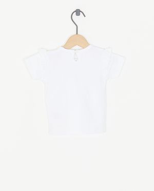 T-shirts - T-shirt met reli&euml;fversiering