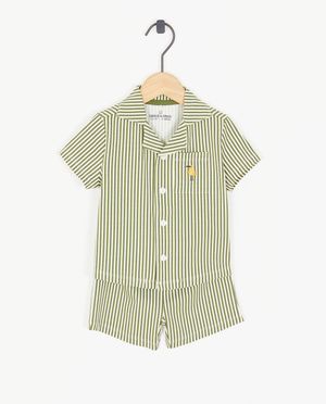 Nachtkleding - Pyjama met borduursel