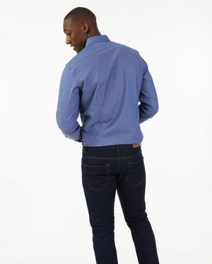 Chemises - Chemise bleu fonc&eacute;