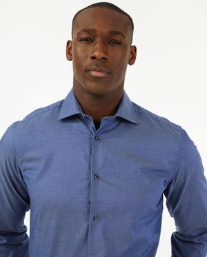 Chemises - Chemise bleu fonc&eacute;