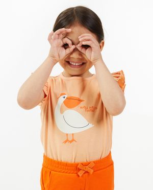 T-shirts - T-shirt avec un imprim&eacute; de p&eacute;lican