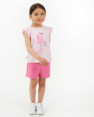 T-shirt avec un imprim&eacute; de p&eacute;lican - Besties