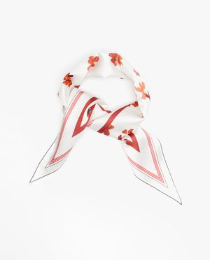 Sjaaltje met bloemenprint - Dina Tersago