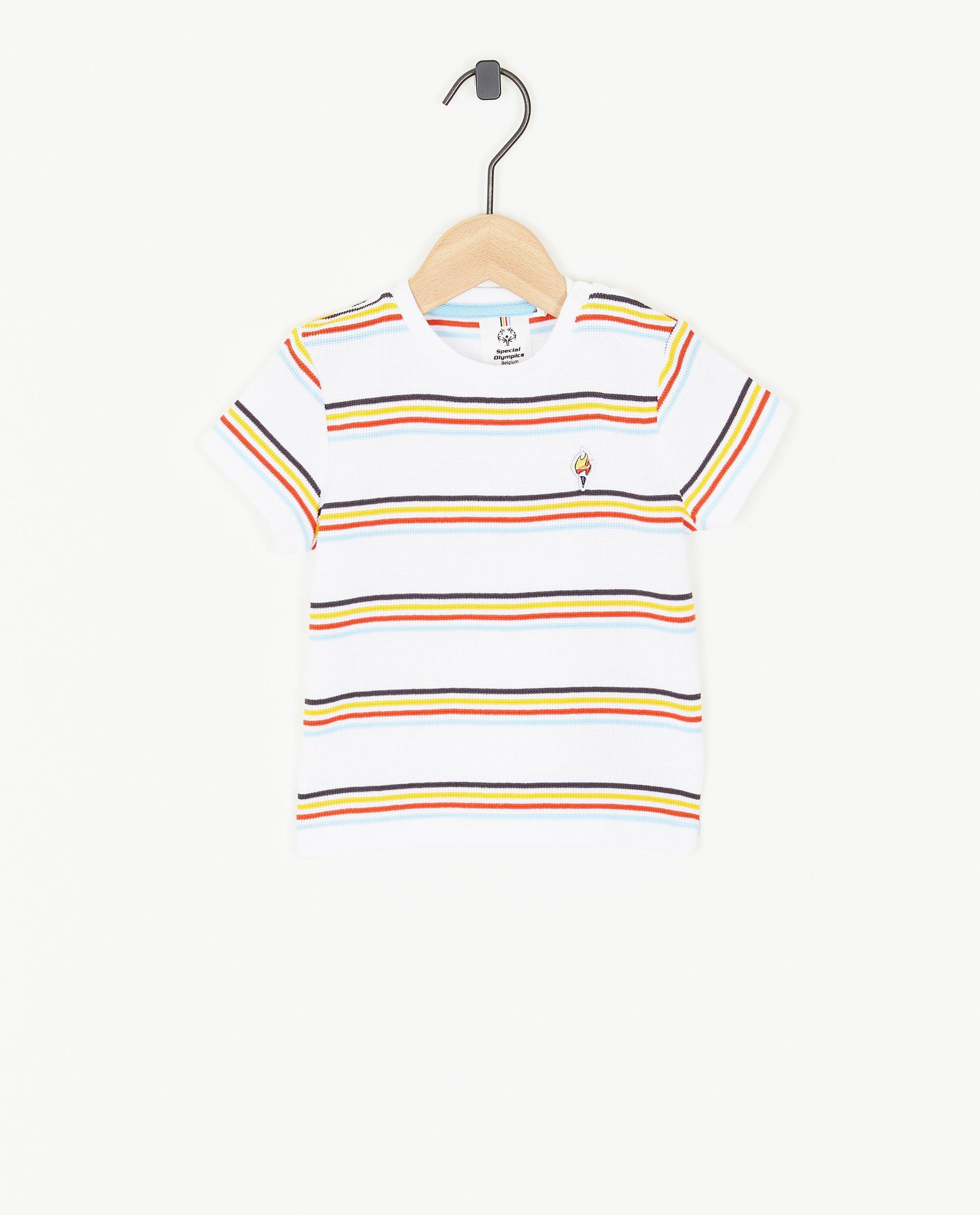 T-shirt met wafelpatroon, baby - Special Olympics Belgium
