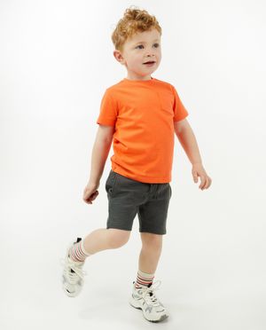 Grijze short van sweatstof - Besties