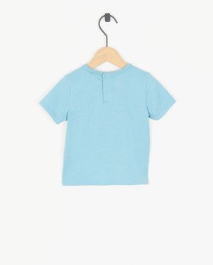 T-shirts - Blauw T-shirt met print