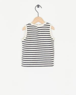 T-shirts - Gestreepte top van spons