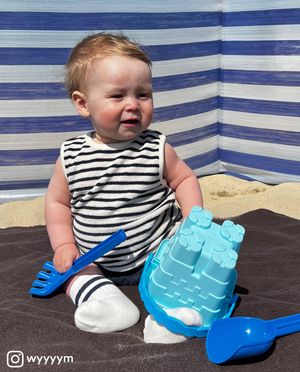 Gestreepte top van spons - Cuddles and Smiles