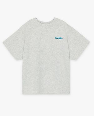 T-shirts - Grijs T-shirt met opschrift