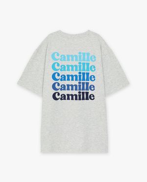 T-shirts - T-shirt gris &agrave; inscription, XXS-XL