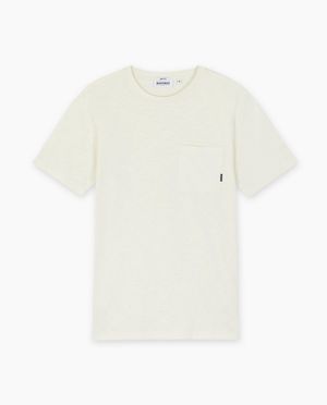T-shirts - Beige T-shirt, slim fit