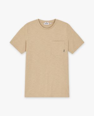 T-shirts - T-shirt beige, slim fit