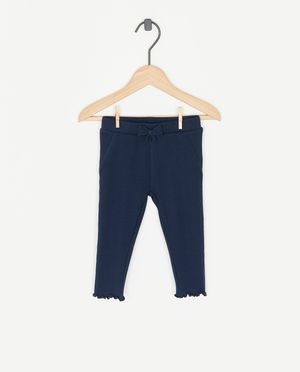 Oudroze legging met rib - Cuddles and Smiles