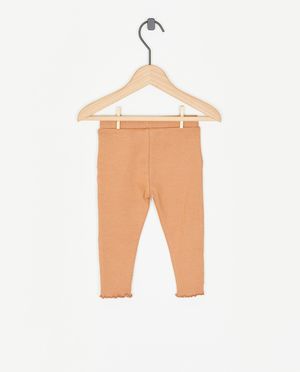 Leggings - Donkerblauwe legging met rib