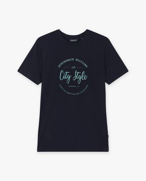 T-shirts - T-shirt met opschrift