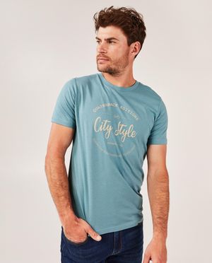 T-shirts - T-shirt met opschrift