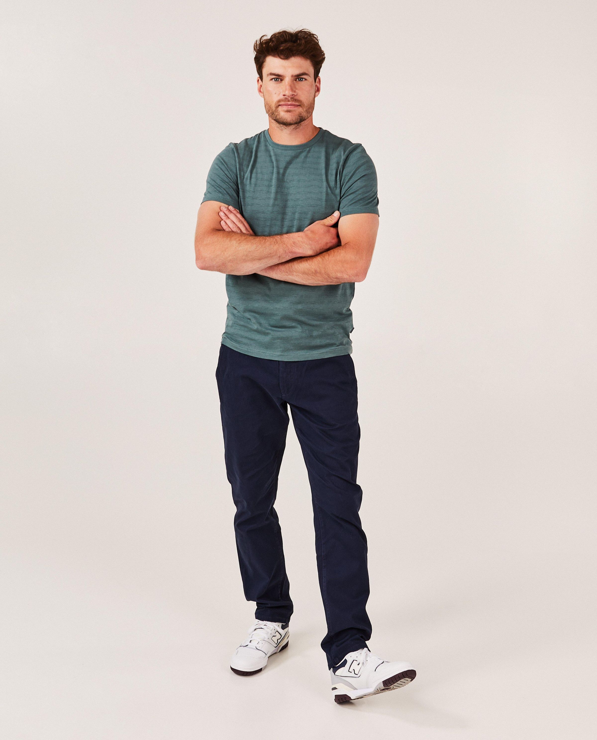 T-shirt met strepen, slim fit - Quarterback