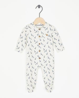 Kruippakje met ganzenprint - Newborn 50-68