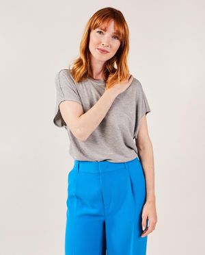 T-shirts - T-shirt avec fil m&eacute;tallis&eacute;