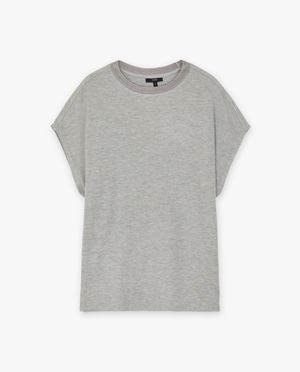 T-shirts - T-shirt avec fil m&eacute;tallis&eacute;