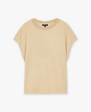 T-shirts - T-shirt avec fil m&eacute;tallis&eacute;