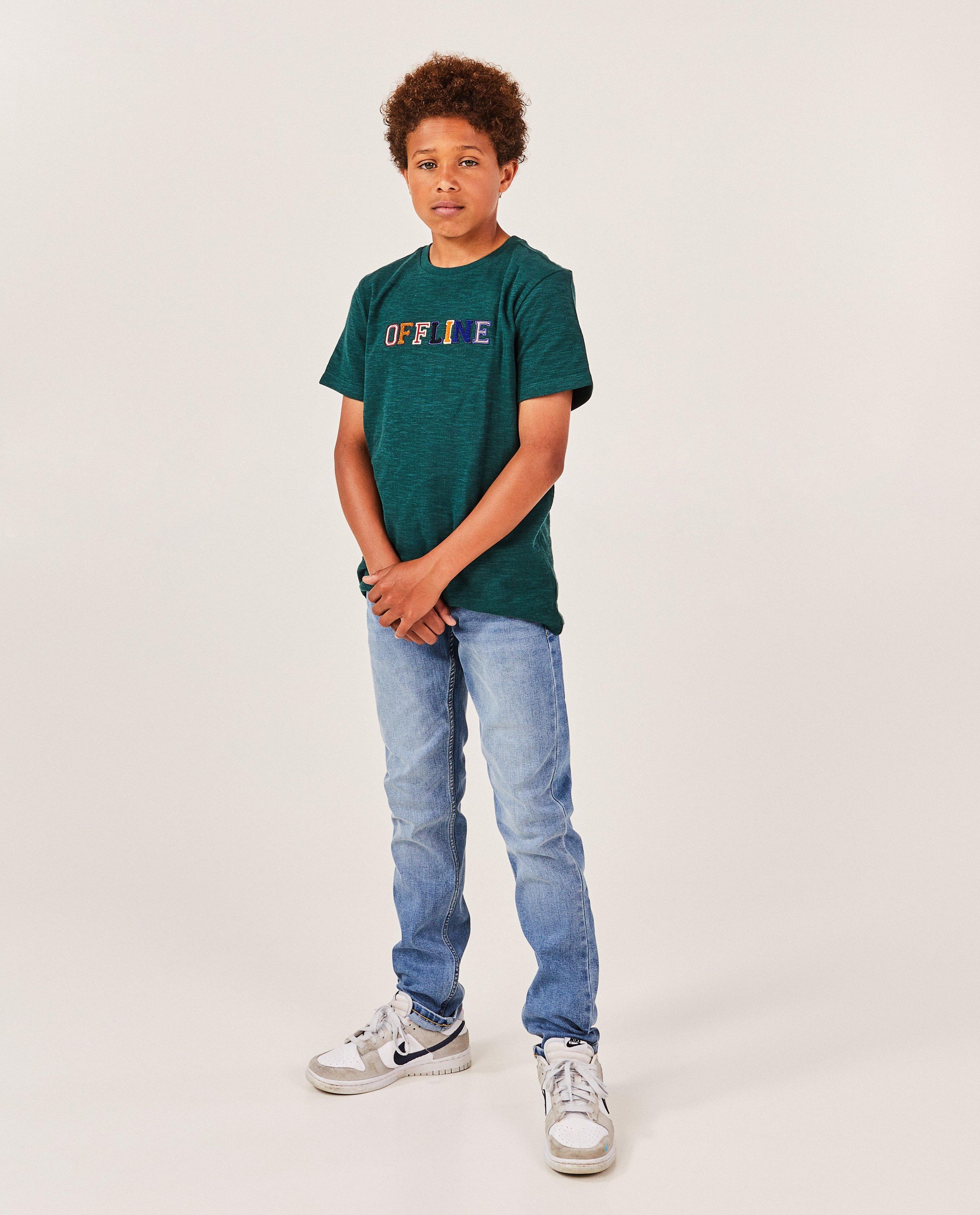 Lichtblauwe jeans, slim fit - Fish & Chips
