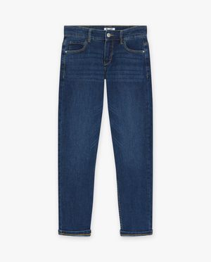 Donkerblauwe jeans, straight fit - Fish & Chips