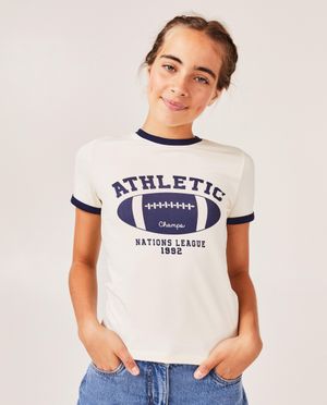 T-shirts - T-shirt met opschrift