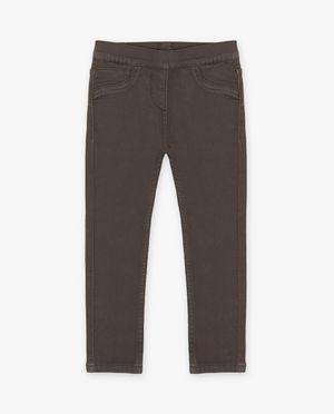 Pantalons - Pantalon gris fonc&eacute;, jegging fit