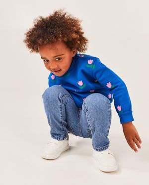 Blauwe jeans, straight fit - Milla Star