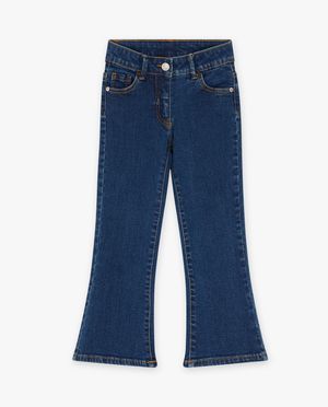 Jeans - Blauwe jeans, flared fit