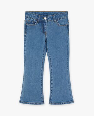 Jeans - Blauwe jeans, flared fit