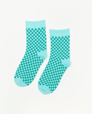 Chaussettes &agrave; carreaux - JBC