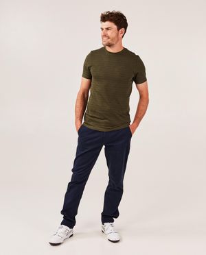 Pantalons - Pantalon bleu fonc&eacute;, slim fit