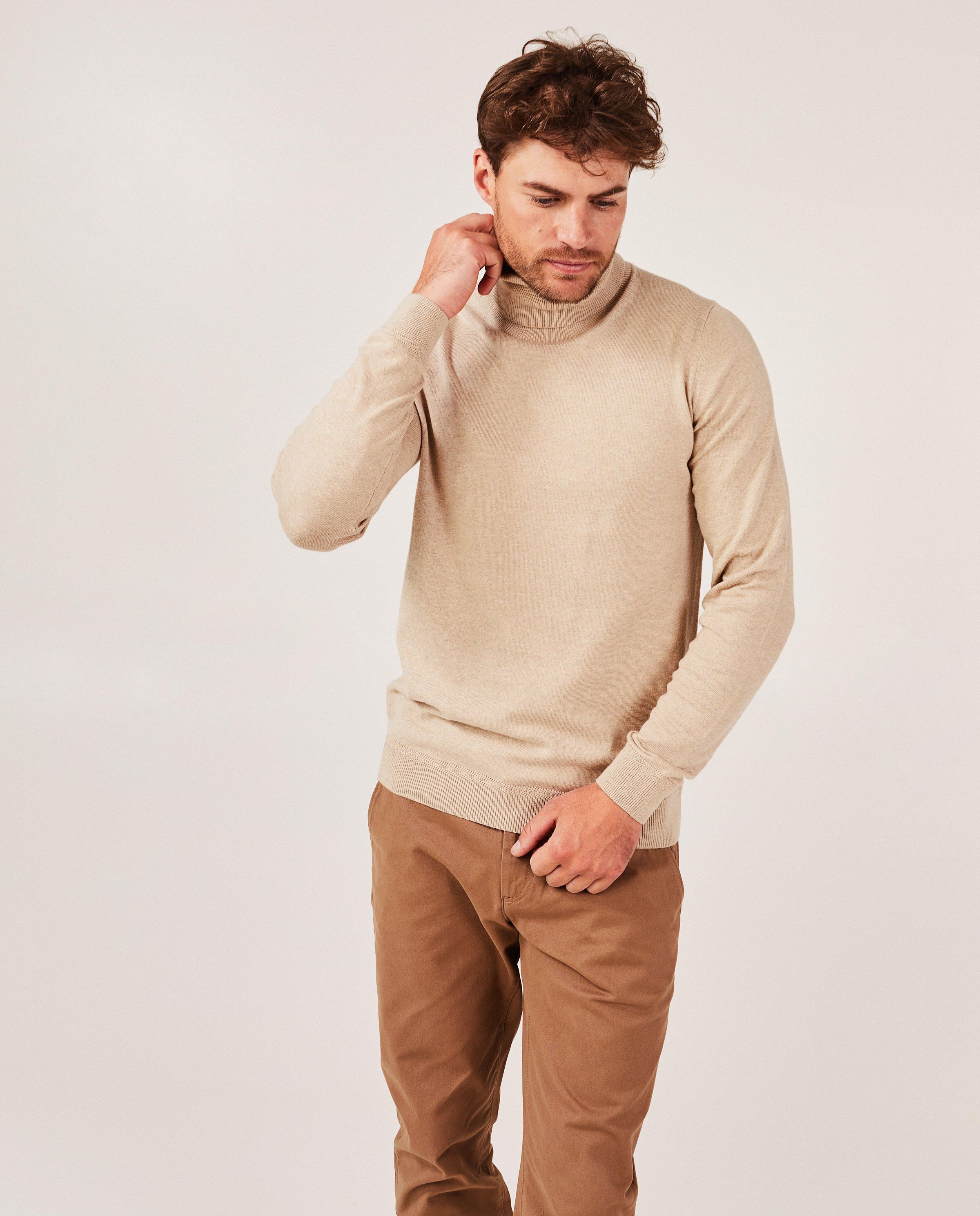 Pantalon brun, slim fit - Quarterback