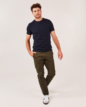 Broeken - Donkerblauwe broek, slim fit