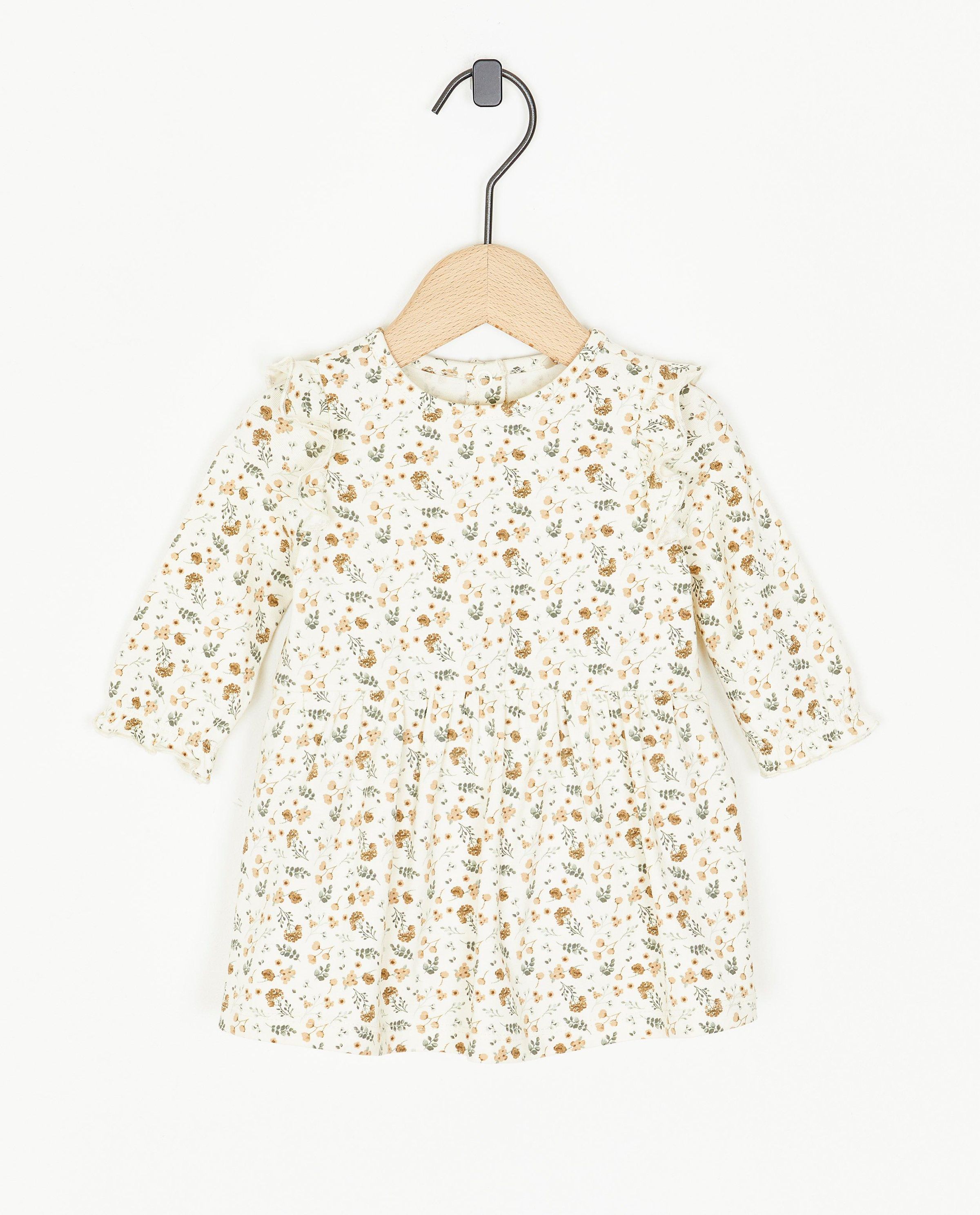 Jurk met bloemenprint - Newborn 50-68