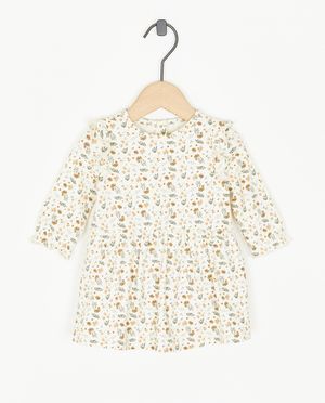 Jurk met bloemenprint - Newborn 50-68